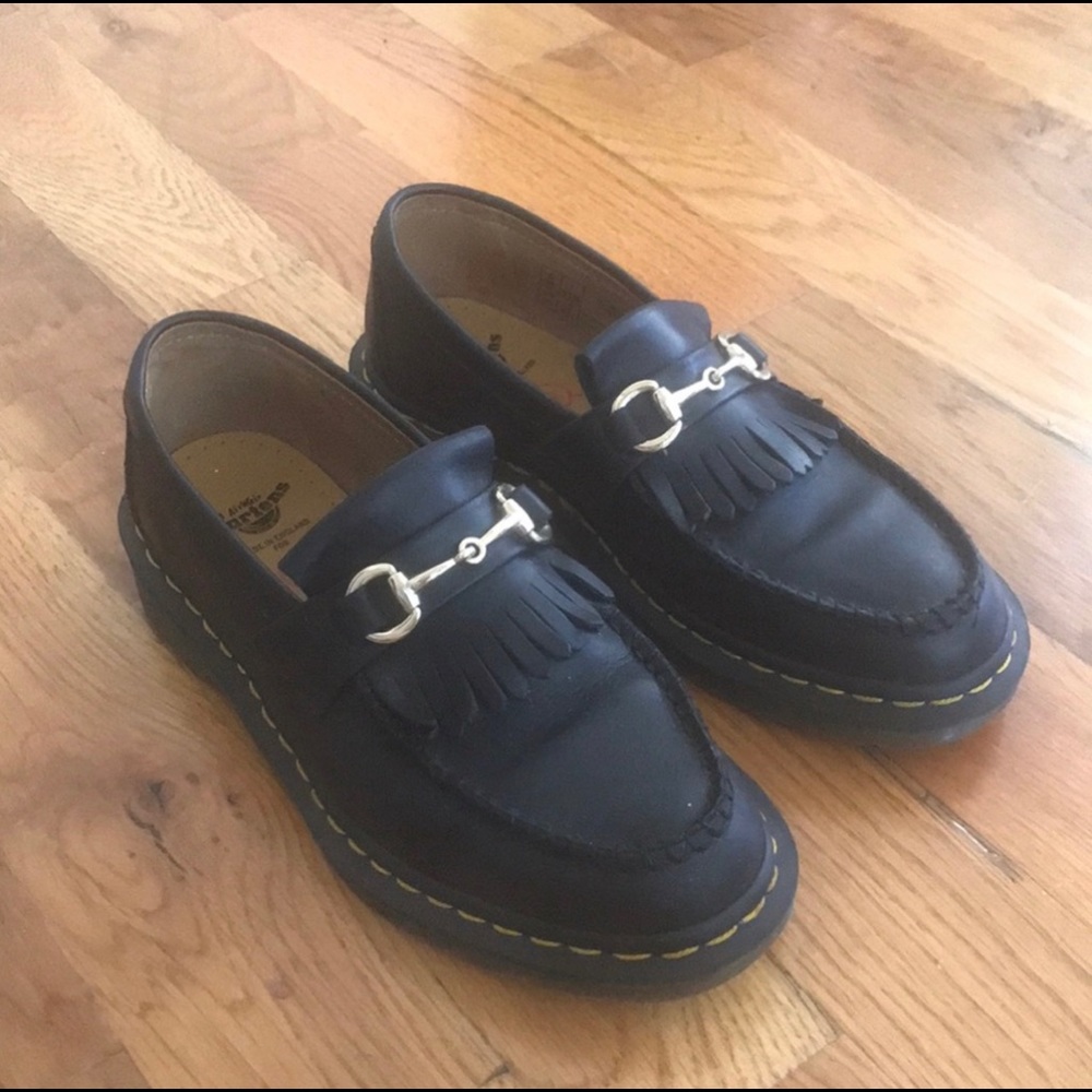 English made Dr. Martens loafers